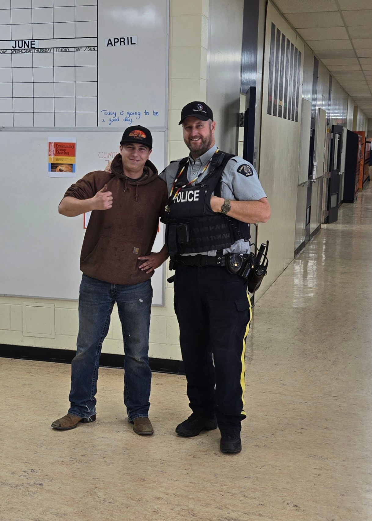 Charlie and Constable Flett Robert MacDonald